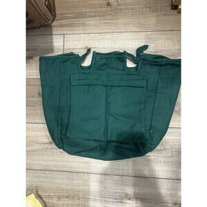 Longaberger Large Boardwalk Basket Liner Ivy Green Fabric